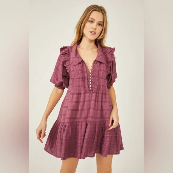 NWT Free People Elora Mini Dress - Picture 4 of 7